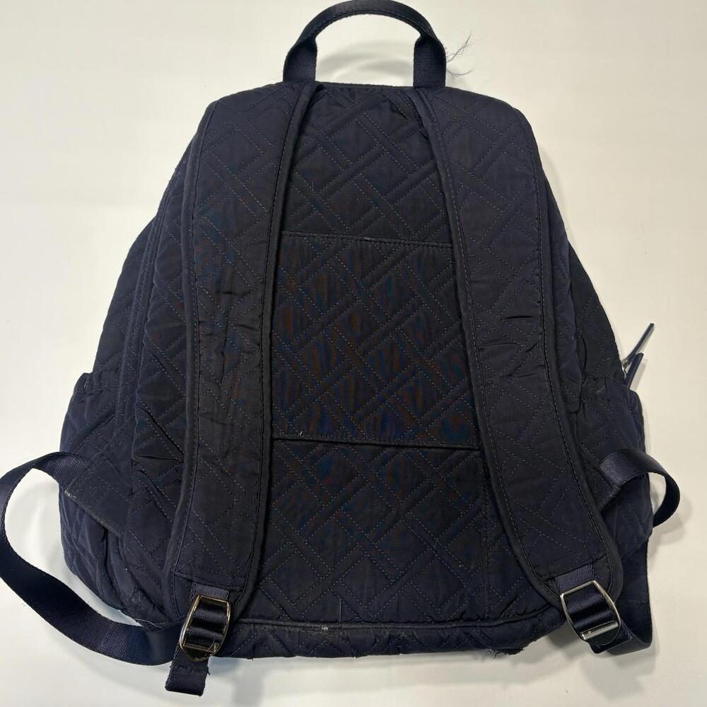 Vera Bradley Iconic Campus Backpack – Classic Navy - Picture 5 of 14
